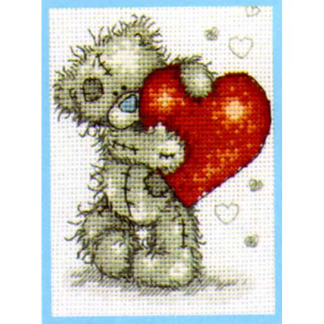 Hearts Me to You Bear Small Cross Stitch Kit £9.99